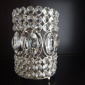 New Large Crystal Candle Holder
